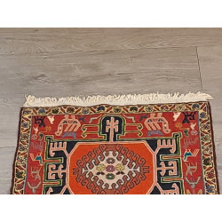 Persien Azerbaijan Pflanzenfarbe seltenes Maß 200 x 52 cm