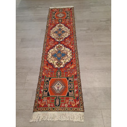 Persien Azerbaijan Pflanzenfarbe seltenes Maß 200 x 52 cm