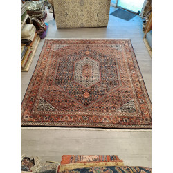 Persien Bidjar geometrisches Muster feine Knüpfung seltenes Maß 259 cm x 243 cm