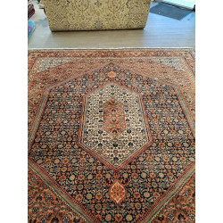 Persien Bidjar geometrisches Muster feine Knüpfung seltenes Maß 259 cm x 243 cm