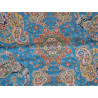 Persien Designer Seidenkissen blau Maß  47 x 54  cm