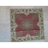 Persien Designer Seidenkissen rot Maß  47 x 54  cm