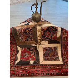 Persien Designer Teppich mit Fell Maß 152  x  113 cm