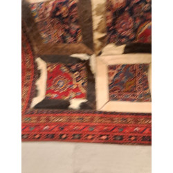 Persien Designer Teppich mit Fell Maß 152  x  113 cm