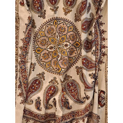 Persien Isfahan Handgestempelt seltenes Stück Maß 265 x 205 cm