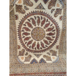 Persien Isfahan Handgestempelt seltenes Stück Maß 265 x 205 cm