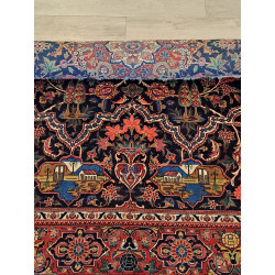 Persien Keschan antik ca 110 Jahre alt Maß 202 x 136 cm