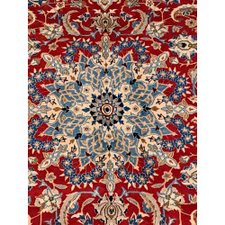 Persien Nain mit Blumenseide ca 350000 Knoten Maß 270 x 175 cm