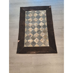 Persien Designer Teppich mit Fell Maß 174 x 114 cm