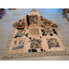 Persien Designer Teppich mit Fell Maß 218 x 170 cm