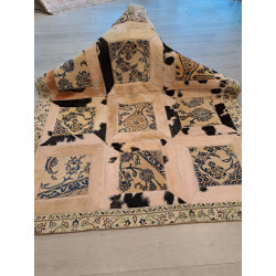 Persien Designer Teppich mit Fell Maß 218 x 170 cm