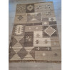 Indien Designer Kelim beidseitig Naturfarben Maß 200 x 140 cm