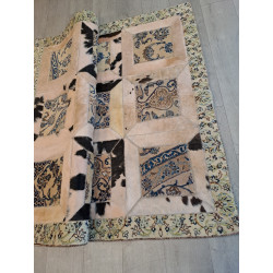 Persien Designer Teppich mit Fell Maß 218 x 170 cm
