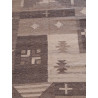 Indien Designer Kelim beidseitig Naturfarben Maß 200 x 140 cm