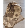 Indien Designer Kelim beidseitig Naturfarben Maß 200 x 140 cm