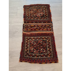 Persien Heriz Satteltasche Deko für Truhe und Antiquitäten Maß 112 x 51 cm
