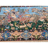 Persien Isfahan ca. 1000.000 Knoten pro m2 Querformat mit Seide Maß 167 x 109 cm