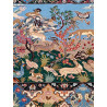 Persien Isfahan ca. 1000.000 Knoten pro m2 Querformat mit Seide Maß 167 x 109 cm