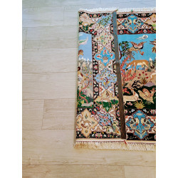 Persien Isfahan ca. 1000.000 Knoten pro m2 Querformat mit Seide Maß 167 x 109 cm
