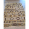 Indien Designer Kelim beidseitig Naturfarben Maß 200 x 140 cm