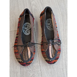 Persien Kelim mit Stoff Frauen Schuhe Größe 38 - 40