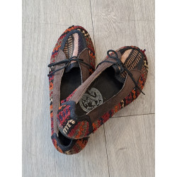 Persien Kelim mit Stoff Frauen Schuhe Größe 38 - 40