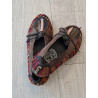 Persien Kelim mit Stoff Frauen Schuhe Größe 38 - 40