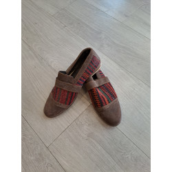 Persien Kelim mit Stoff Männer Schuhe Größe 43