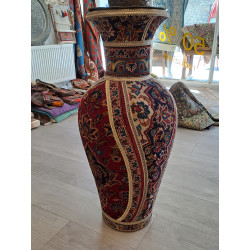 Persien Keshan Vase Maß Höhe 90 Umfang Bauch 127 cm