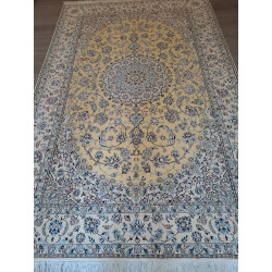 Persien Nain Golden mit Seide seltene Grundfarbe Sonderbestellung Maß 303 x 200 cm