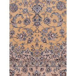 Persien Nain Golden mit Seide seltene Grundfarbe Sonderbestellung Maß 303 x 200 cm