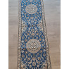 Persien Nain seltenes Maß mit Blumenseide Maß 202 x 62 cm