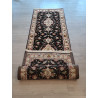 Persien Täbriz Königsblau mit Blumenseide feine Knüpfung Maß 300 x 80 cm