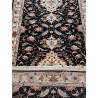 Persien Täbriz Königsblau mit Blumenseide feine Knüpfung Maß 300 x 80 cm