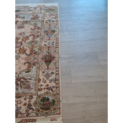 Persien Täbriz Korkwolle mit Seide mit Kulturdenkmälern Maß 214 x 140 cm