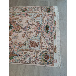 Persien Täbriz Korkwolle mit Seide mit Kulturdenkmälern Maß 214 x 140 cm