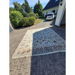 Persien Kaschmar Pflanzenfarbe durchgemustert Sonderstellung Maß 337 x 299 cm