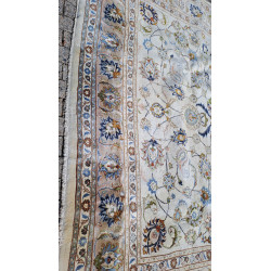 Persien Kaschmar Pflanzenfarbe durchgemustert Sonderstellung Maß 337 x 299 cm