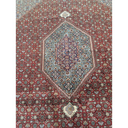 Indien Bidjar geometrisches Muster dichte Knüpfung Maß 349 x 266 cm