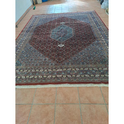 Indien Bidjar geometrisches Muster dichte Knüpfung Maß 249 x 266 cm