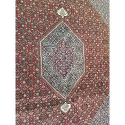 Indien Bidjar geometrisches Muster dichte Knüpfung Maß 349 x 266 cm