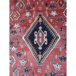 Persien Schiraz 100% reine Hochlandwolle geometrisches Muster Maß 265 x 190 cm