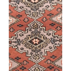 Pakistan Buchara feine Knüpfung ca 70 Jahre alt guter Zustand 90 x 63 cm