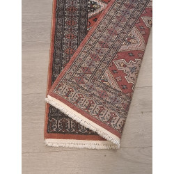 Pakistan Buchara feine Knüpfung ca 70 Jahre alt guter Zustand 90 x 63 cm